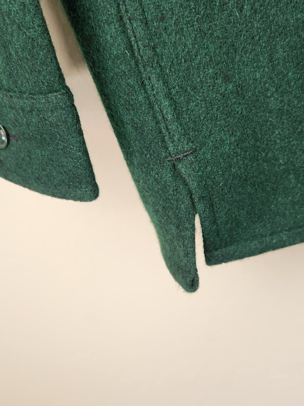 Johnson Woolen Mills Double Cape Jac Shirt Jacket in Spruce Green XL - Picture 7 of 12